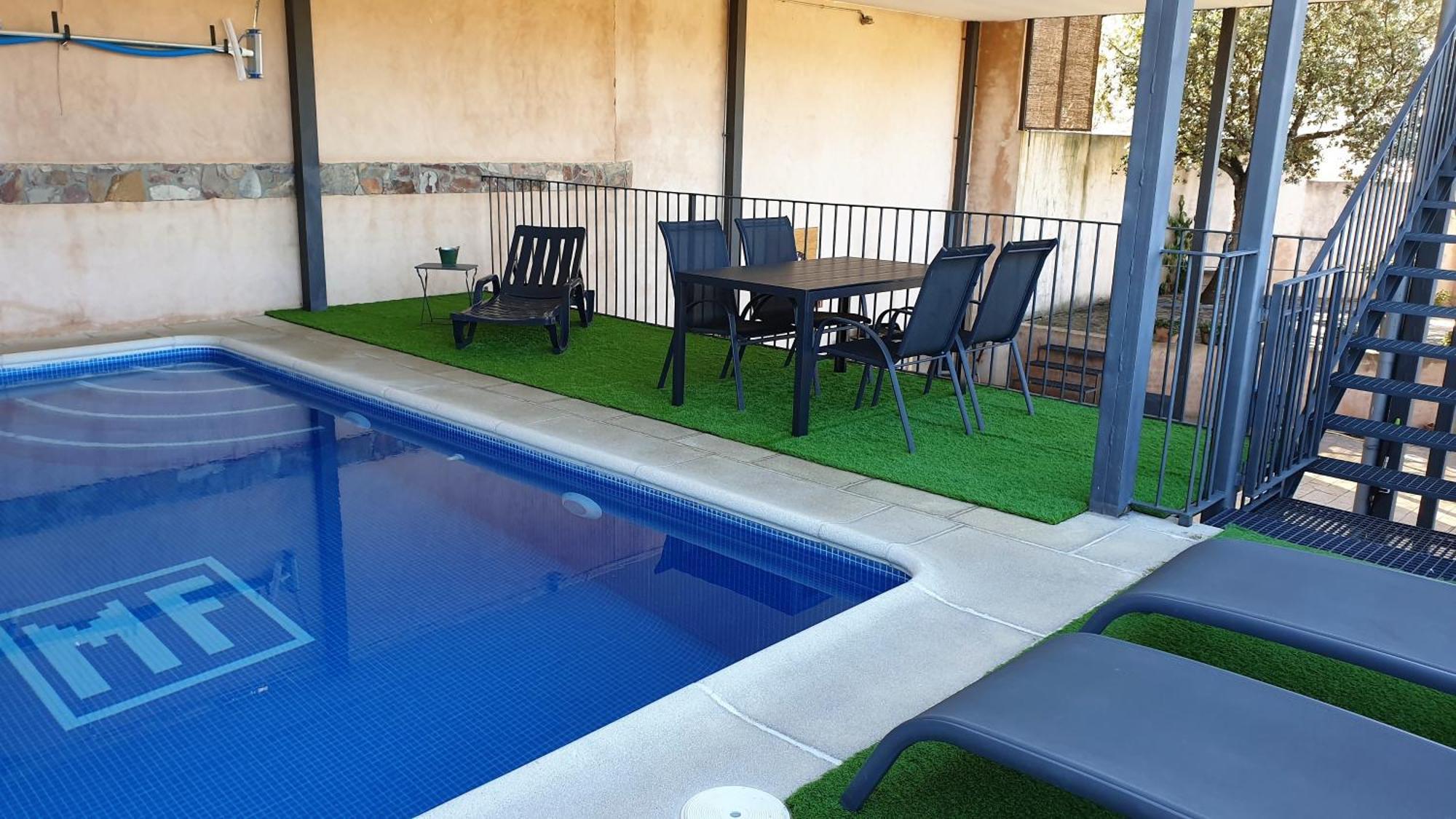 Casa Con Piscina En Parque Nacional De Cabaneros Navas de Estena Exterior foto